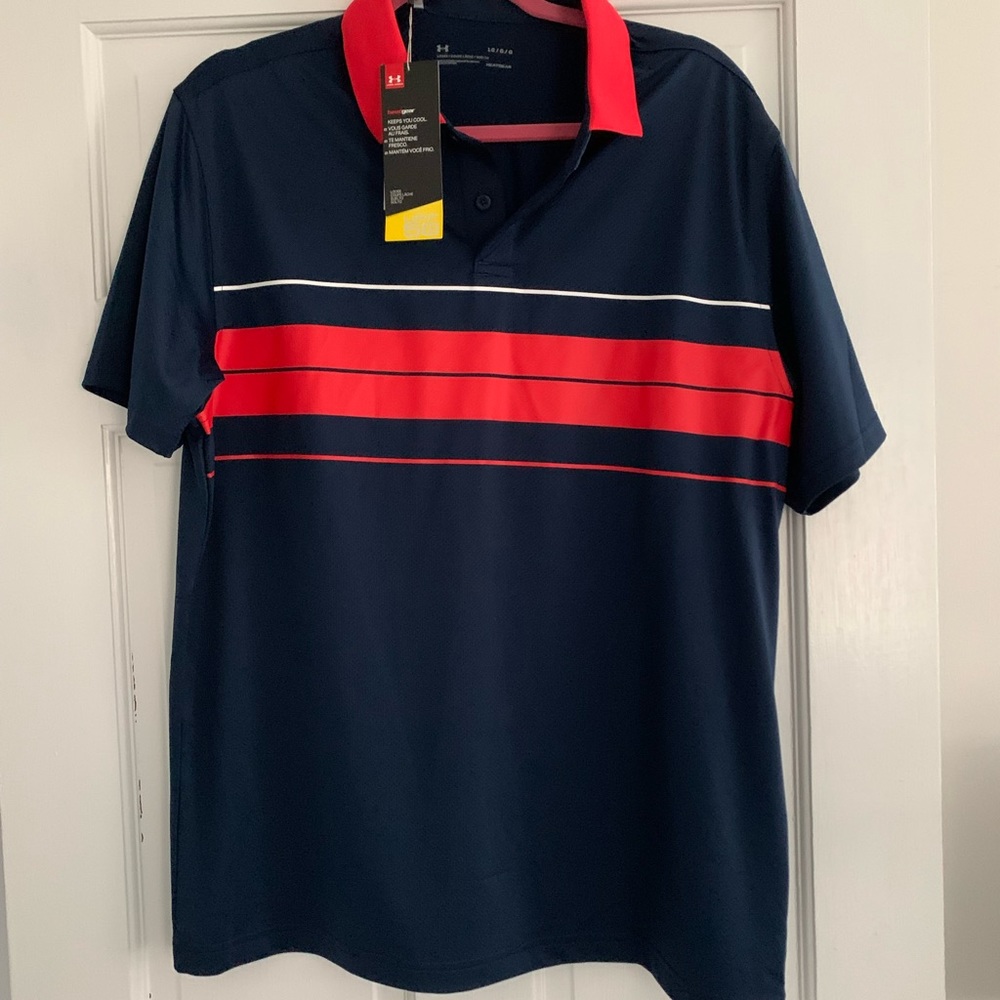 Under Armour, Men’s Golf Polo, Large, New with Tags